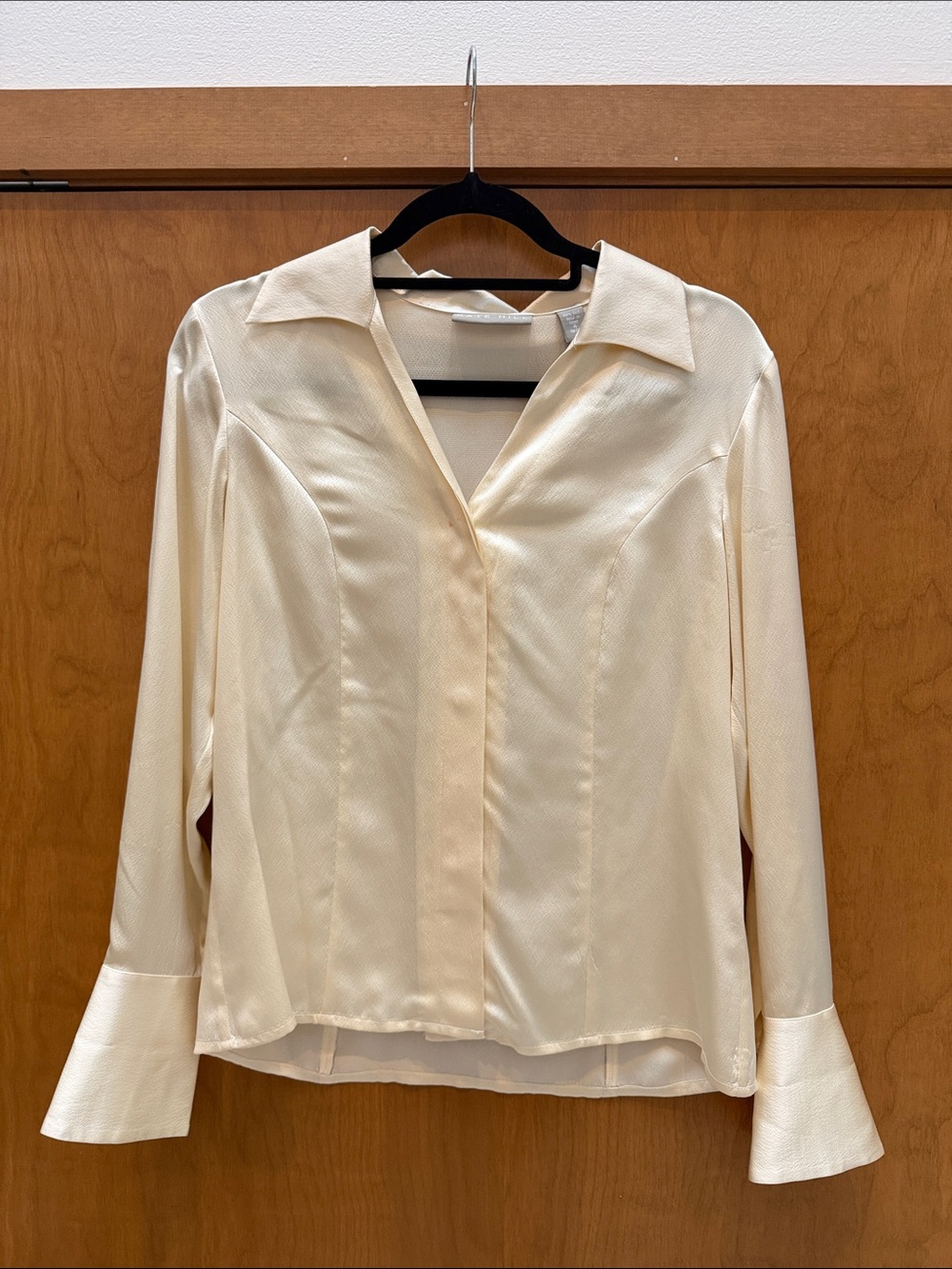 Kate Hill Gold 100% Silk Top